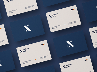 Business card minimalist for Matheus Alefe