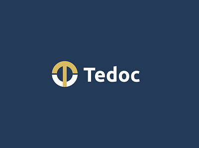 Tedoc brand identity branding flat logo logo design logotype minimal symbol