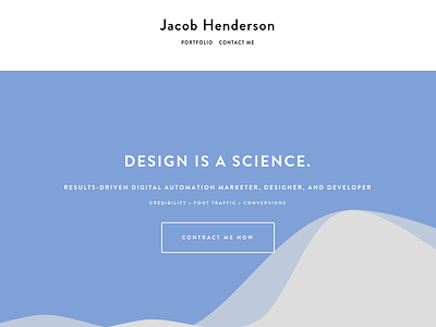Jacob Henderson's Personal Business Site design developer funnel graphicdesign henderson jacob jacob henderson jfh design logo creation rebranding sale sales funnel science