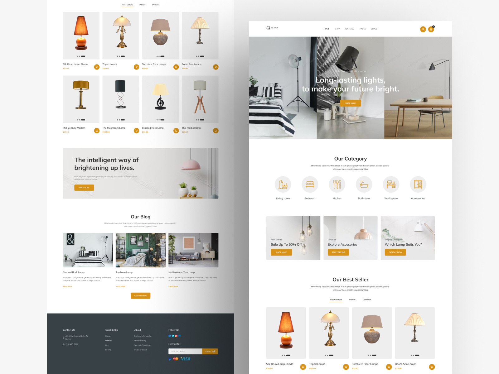 Furniture Store UI Template by Elmous on Dribbble