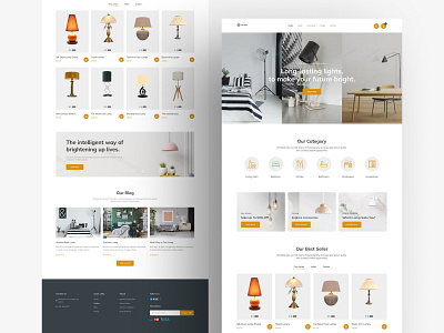 Furniture Store UI Template business decoration ecommerce fashion home interior landing page living minimalist modern promotion sale shop ui ui kits web design web page website