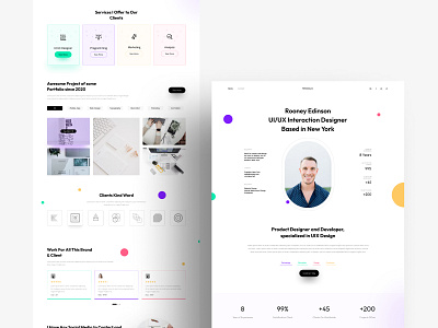 Personal Portfolio UI Design