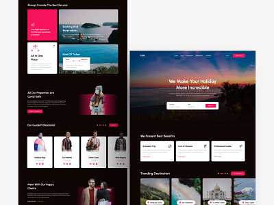 Travel Trip UI Template