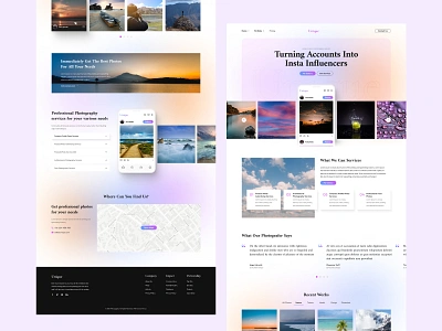 Photography Web UI Kit Figma artist camera designer digital film gallery images landing page magazine photo photographer portfolio social media studio visual vlogger web design web page website wedding