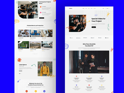 Video Production UI Template Website