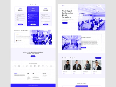 Conference Web UI Design congresses convention design event exhibition expo landing page meeting organization seminar speakers summit ui design uiux web design web page webinar website workshop workspace