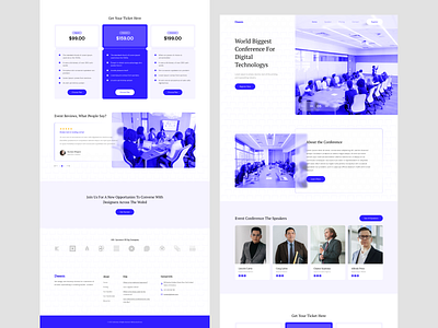 Conference Web UI Design