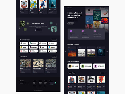 NFT Marketplace UI Template art bitcoin blockchain coinmarket crypto cryptocurrency currencies etherium landing page metamask metaverse nft art nft collection nft meaning token ui design wallet web design web page website