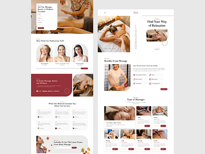 Massage Modern UI Design