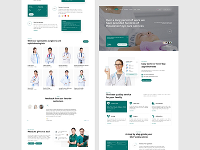 Health Clinic Figma Website Template clinic consultation dental dentist design website doctor healthcare hospital landing page medical medical care medical clinic medical services medicine patient pharmacy treatment ui design web design web page