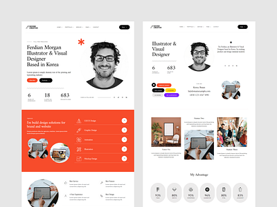 Geosm - Personal Portfolio Elementor Template branding business cv designer elementor freelancer landing page portfolio resume web design web development web page website wordpress