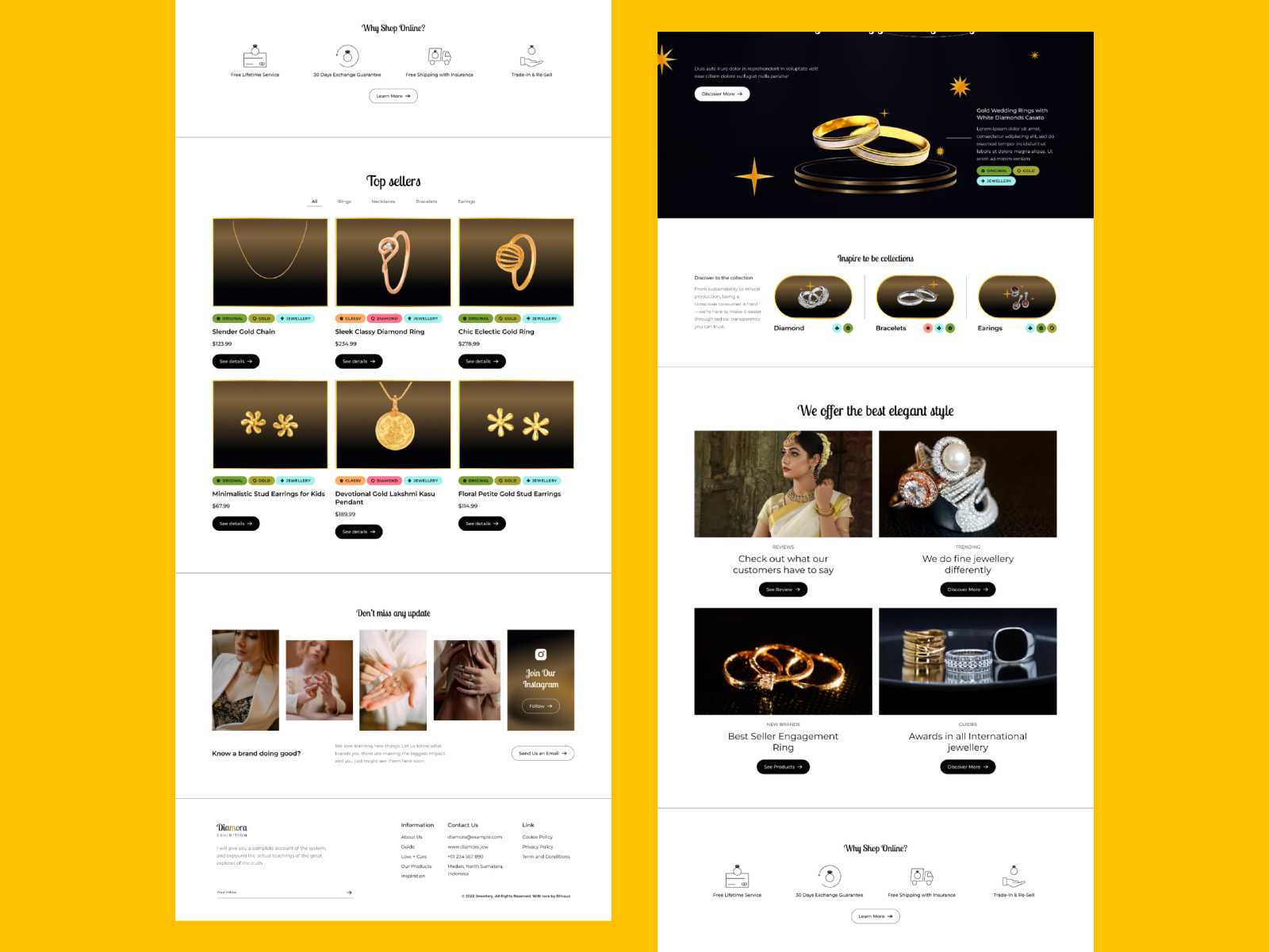Jewelry Accessories  UI by Elmous on Dribbble