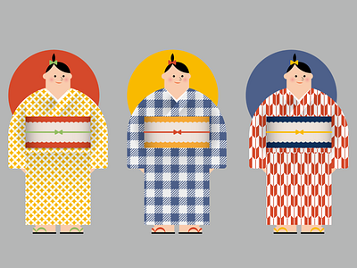 YUKATA girl character design firstshot illustration japan japanese art