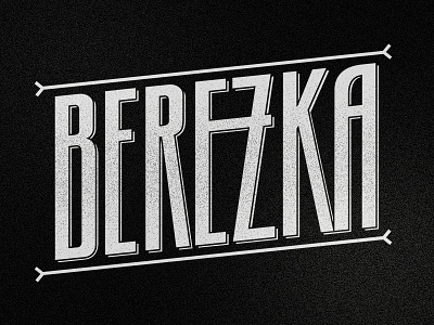 Berezka identity ligature logotype typography