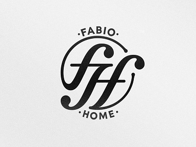 Fabio Home identity logotype monogram