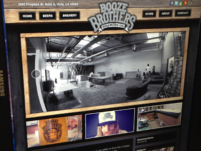 Booze Brothers Brewery Website bar beer booze brew brewery brothers logo uiux website wordpress