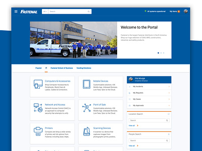 Fastenal Employee Service Portal