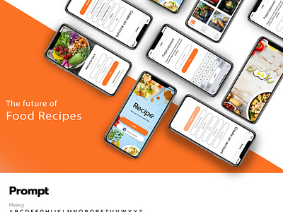 Food Recipes app art design figma icon illustrator logo photoshop typography ui ux vector