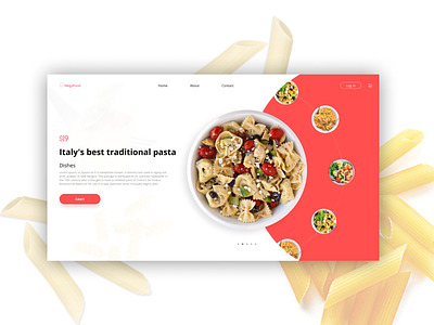Pasta app art design figma ui ux web website
