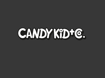 Candy Kid Logo branding design illustration logo typography vector