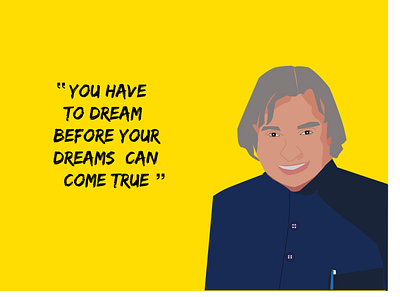 APJ Abdul Kalam abdul kalam drawing illustraion illustrator