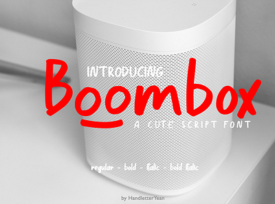 Boombox branding design display fonr creator font font family illustration typeface typography vector