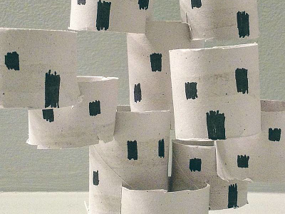 favela architecture brazil cardstock carton character favela sculpture toilet paper tube