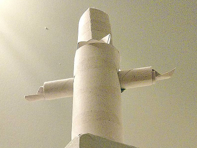 Christ the Redeemer brazil carton rio rio de janeiro sculpture toilet paper tube