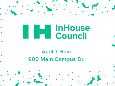 Inhouse Council event logo aiga identity inhouse logo