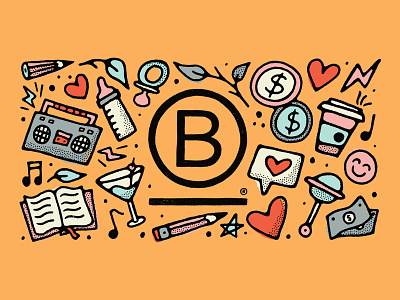 Our Top Five B Corp Benefits b corp baby blog doodle doodles drawing handmade illustration money texture