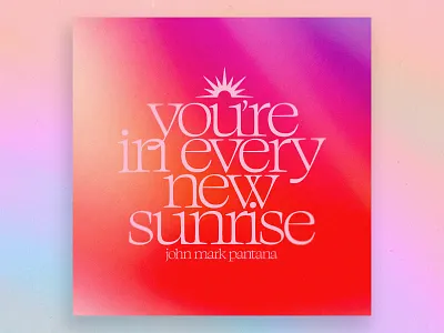 Every New Sunrise design font handmade illustration lettering lyrics music sun sunrise texture type typography