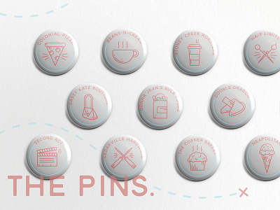 Adventure Club Pins adventure club icons illustration line minimal objects pins