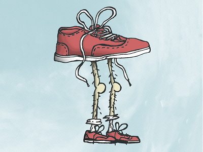 Shoe Shoe abstract cartoon drawing funny illustration legs red shoe shoes vans