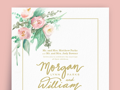 Morgan And William Invite
