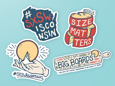 SXSWisconsin Stickers