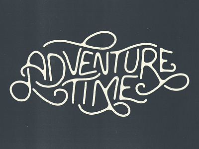 Adventure Time font handlettering handmade lettering quote type typography