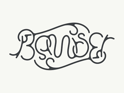 Bowser Ambigram ambigram lettering letters script type typography