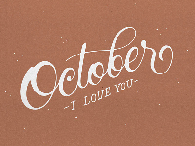 October I Love You