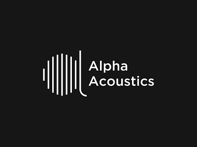 Alpha Acoustics Branding branding iconography india logo logodesign logotype minimal minimalist logo music music icon musiclogo symbol