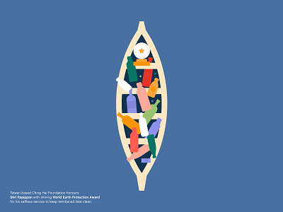 Boat design icon illustration india minimal vector