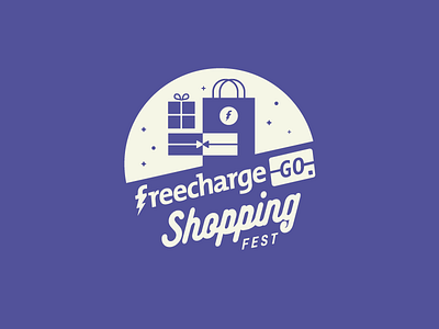 Freecharge Go Shopping fest branding fest icon logo shopping symbol vector