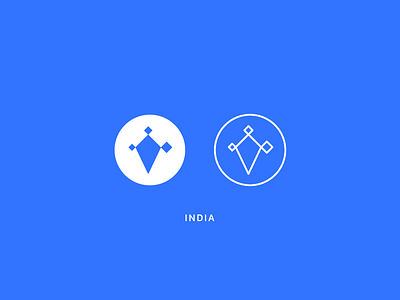 India Icon icon india logo mark minimal symbol vector