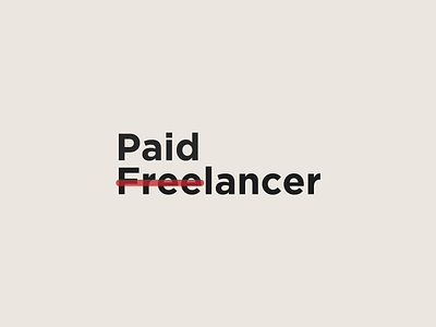 Freelancer design freelancer illustrator minimal typographic typography vector