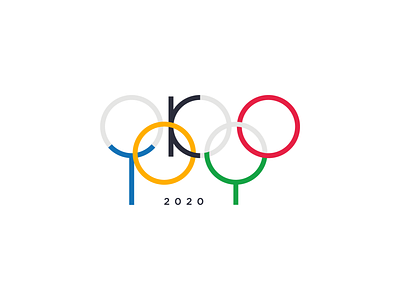 TOKYO 2020 icon logo mark olympic sports symbol tokyo tokyo olympics typogaphy vector