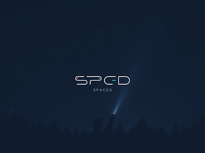 #SPACEDchallenge brand branding design logo space spaced spacedchallenge
