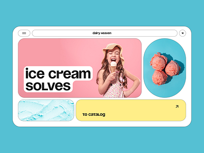 Ice cream shop design figma ice cream landingpage minimal shop ui ui design ux ux design web design website