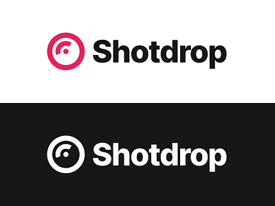 Shotdrop icon logo logo design logotype personal saas shotdrop sideproject