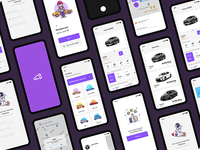 UI/UX Case Study on CarPlug app art car car rental design logo mobile app mobile ui portfolio rental ui uidesign uiuxdesign ux uxdesign