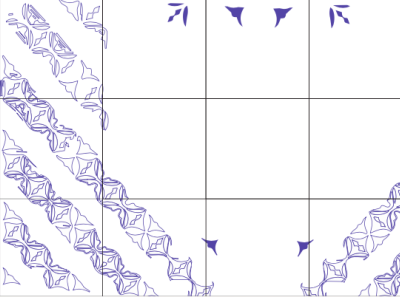 Detail of tiles design illustration line lineart tiles vector web