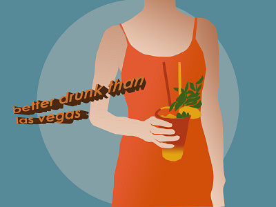 Better Drunk cover design illustration vector web